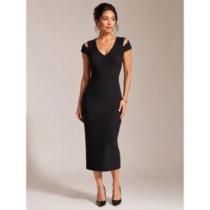 dress the population mariah Dress the Population Mariah Embroidered Floral Dress Size Small $295
